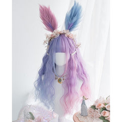 Purple Bunny Ear Cosplay Wig