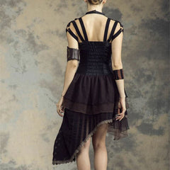 Asymmetrical Steampunk dress