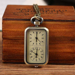 Rectangular Steampunk pocket watch