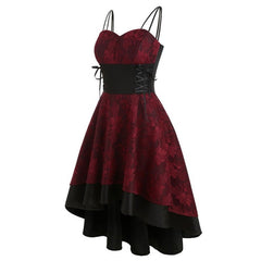 Retro flowers Steampunk dress