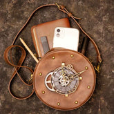 Round Steampunk bag