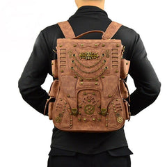 Steampunk backpack