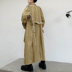 Sewed Steampunk trench coat