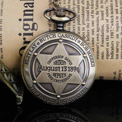 Far-West Steampunk pocket watch