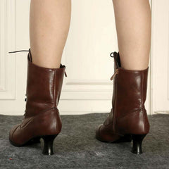 Victorian Lace-Up Boots