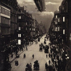 Steampunk vintage aircraft wall art