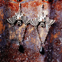 Bat Steampunk earrings