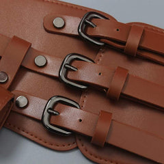 Steampunk belt with pouch