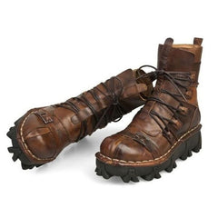 Steampunk style boots