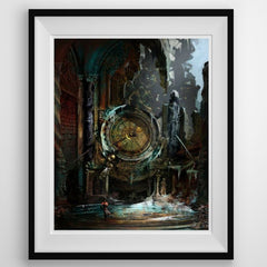 Steampunk clock wall art