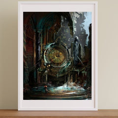 Steampunk clock wall art