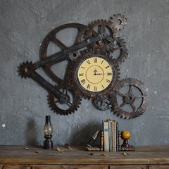 Large steampunk clock