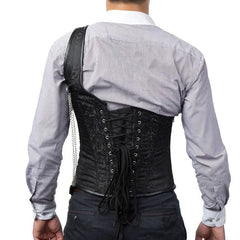 Asymmetrical Steampunk corset