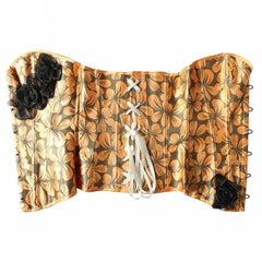 Golden Leaves Steampunk corset