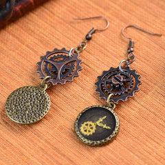 Hypnotic Steampunk earrings