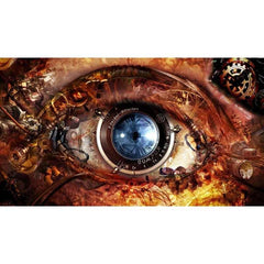 Steampunk eye wall art