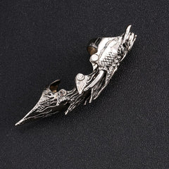 Steampunk owl finger armor