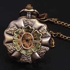 Sunflower Steampunk pocket watch