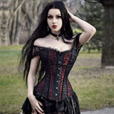 Femme fatale Steampunk corset