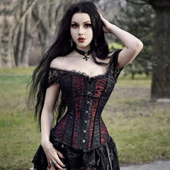 Femme fatale Steampunk corset