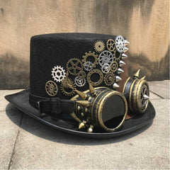 Steampunk gearing hat