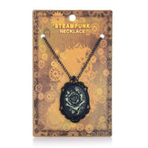 Victorian steampunk camero necklace