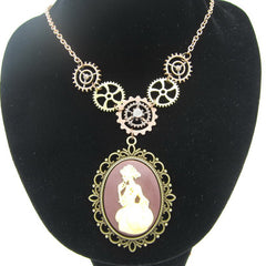 Steampunk noble woman necklace