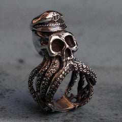 Steampunk Octopus ring