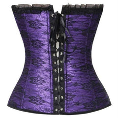 Zigzag Steampunk corset