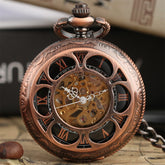 Steampunk rose pocket watch