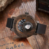 Steampunk semicircle watch