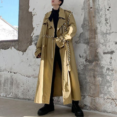 Sewed Steampunk trench coat