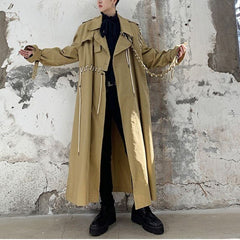 Sewed Steampunk trench coat