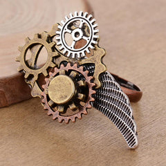 Steampunk wing ring