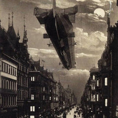 Steampunk vintage aircraft wall art