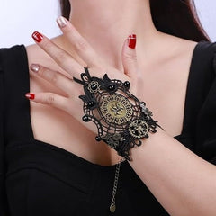 Steampunk spider gloves