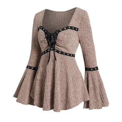 Steampunk knitted top