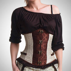 Steampunk underbust corset