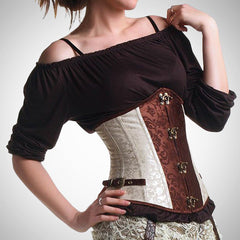 Steampunk underbust corset