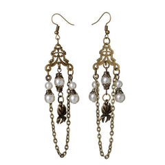 Victorian-style Steampunk earrings