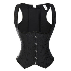Black underbust Steampunk costume