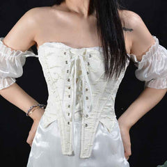 Silk Steampunk corset