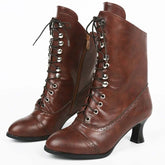 Victorian Lace-Up Boots