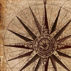 Steampunk compass wall art