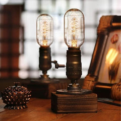 Post-Industrial Steampunk lamp
