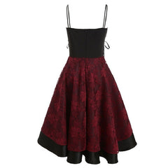 Retro flowers Steampunk dress