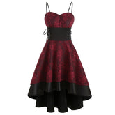 Retro flowers Steampunk dress