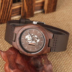 Steampunk walnut watch