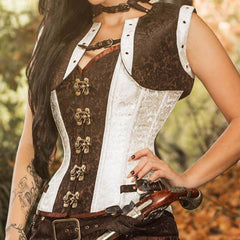 Steampunk cosplay corset