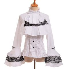 Ruffled gothic steampunk shirt